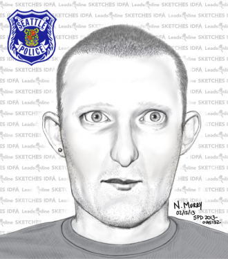 Police sketch of suspect in a Greenwood incident. Police are trying to determine if the same suspect is responsible for more attacks.