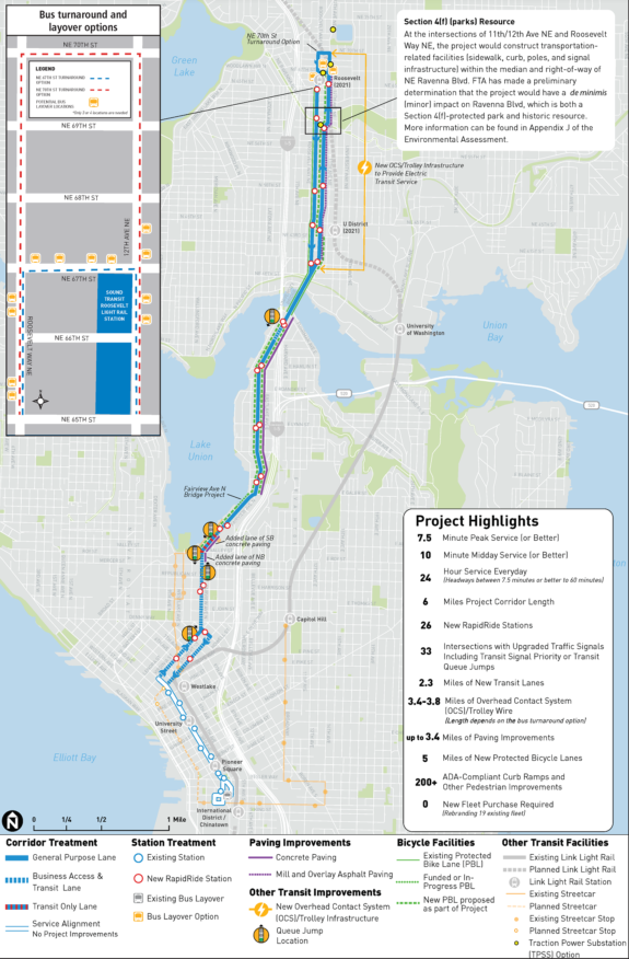 Joint Federal/SDOT report shows RapidRide J and new bike lanes would ...