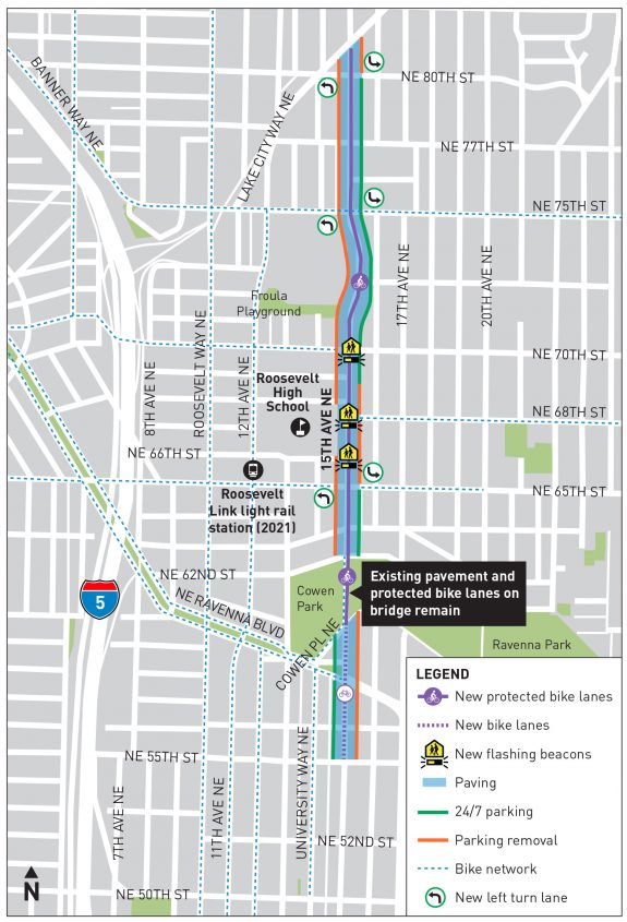 RapidRide J Line Shortening Leaves Roosevelt Bike Connection Hanging ...